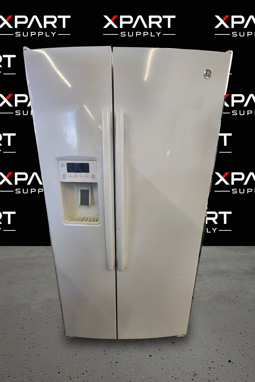 GE Refrigerator with XPart Supply branded background