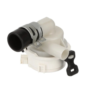 Dishwasher drain pump case assembly