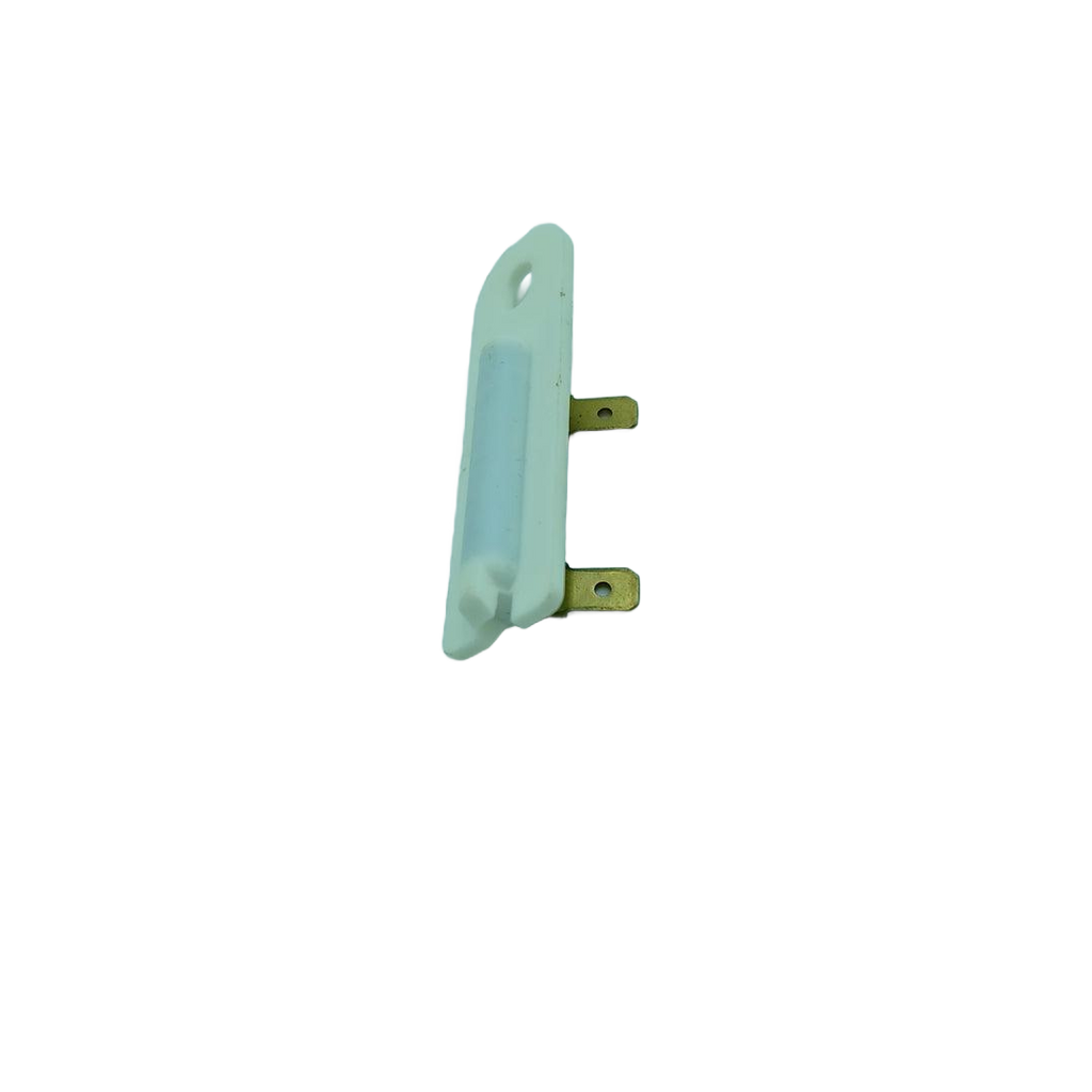 XPart Supply white appliance thermal fuse with metal connectors for safety protection