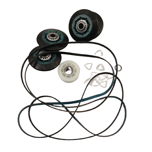 XPart Supply 4392067 dryer repair kit with pulleys belt and plastic roller components