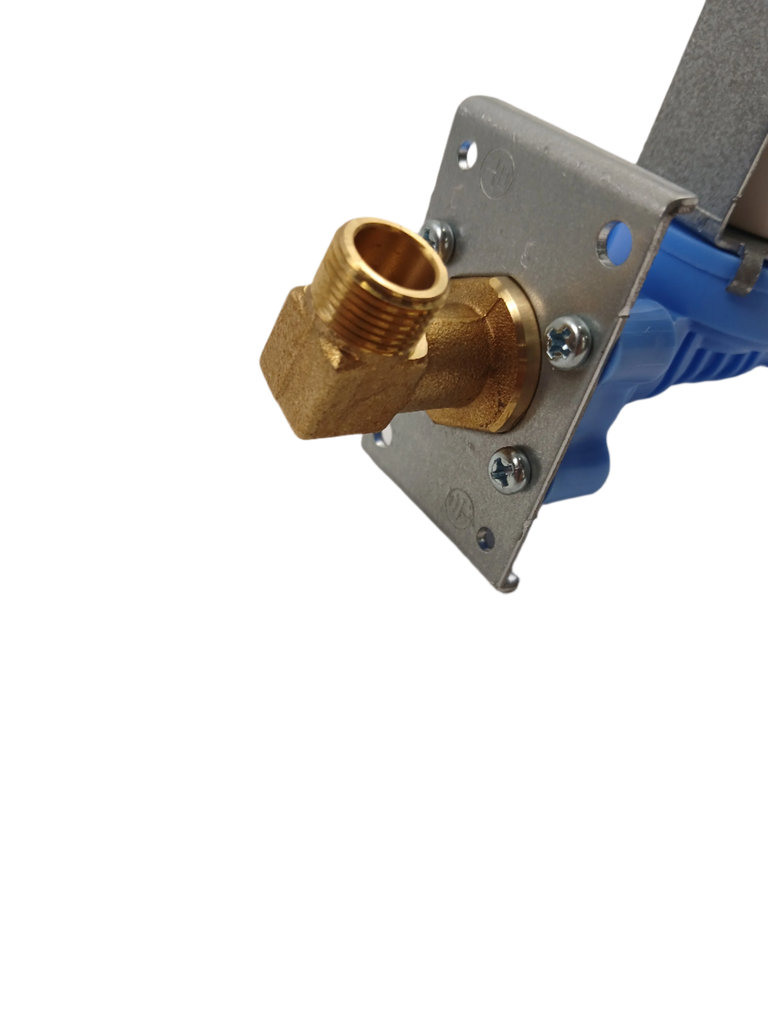 XPart Supply 5221DD1001E water valve assembly for dishwasher with brass connector and mounting bracket