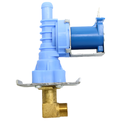 XPart Supply 5221DD1001E water valve assembly for dishwasher with blue plastic and brass components