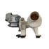 WPW10730972 washing machine pump by XPart Supply with white plastic and metal parts