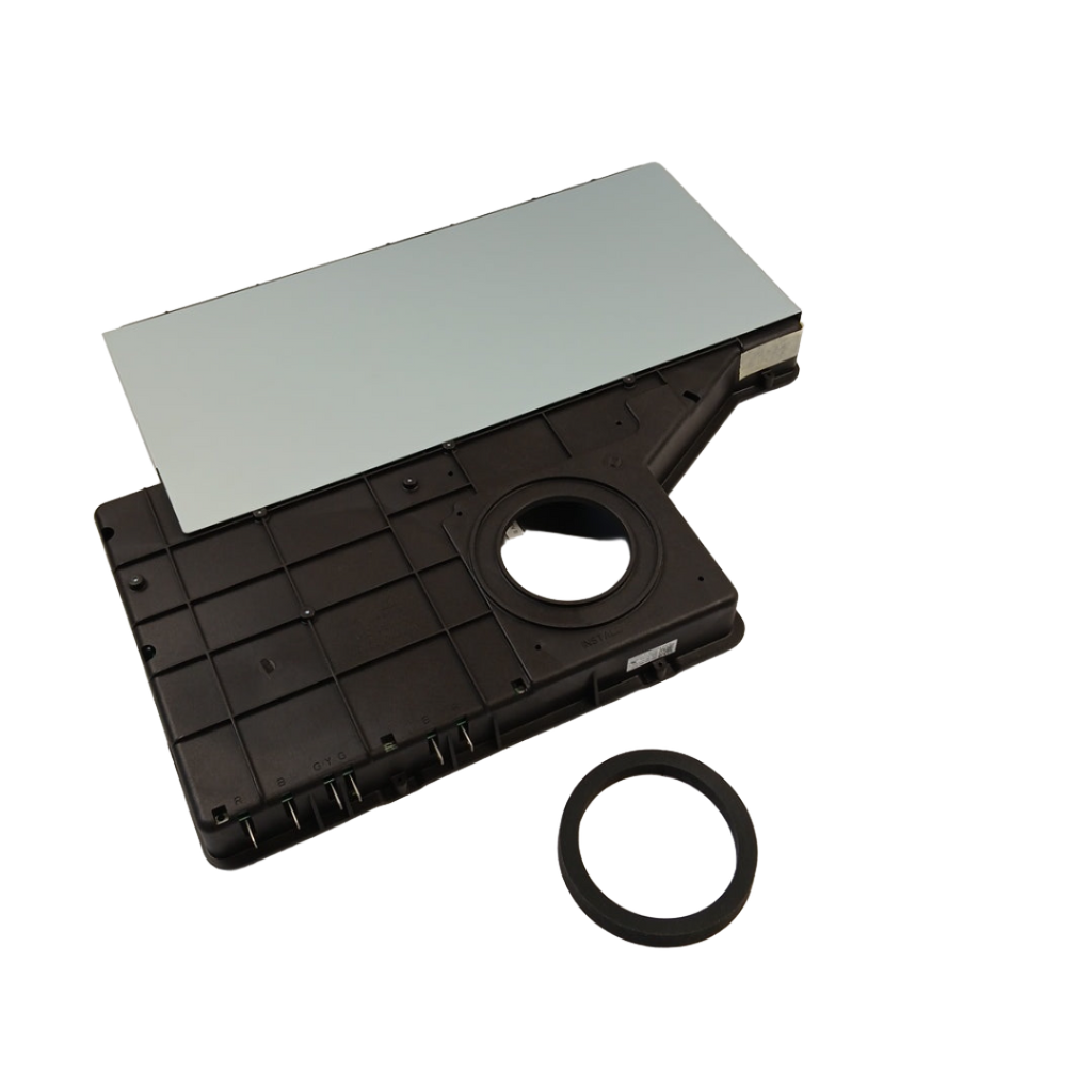 XPart Supply replacement WG02F13536 oven induction control assembly black plastic housing with gasket ring
