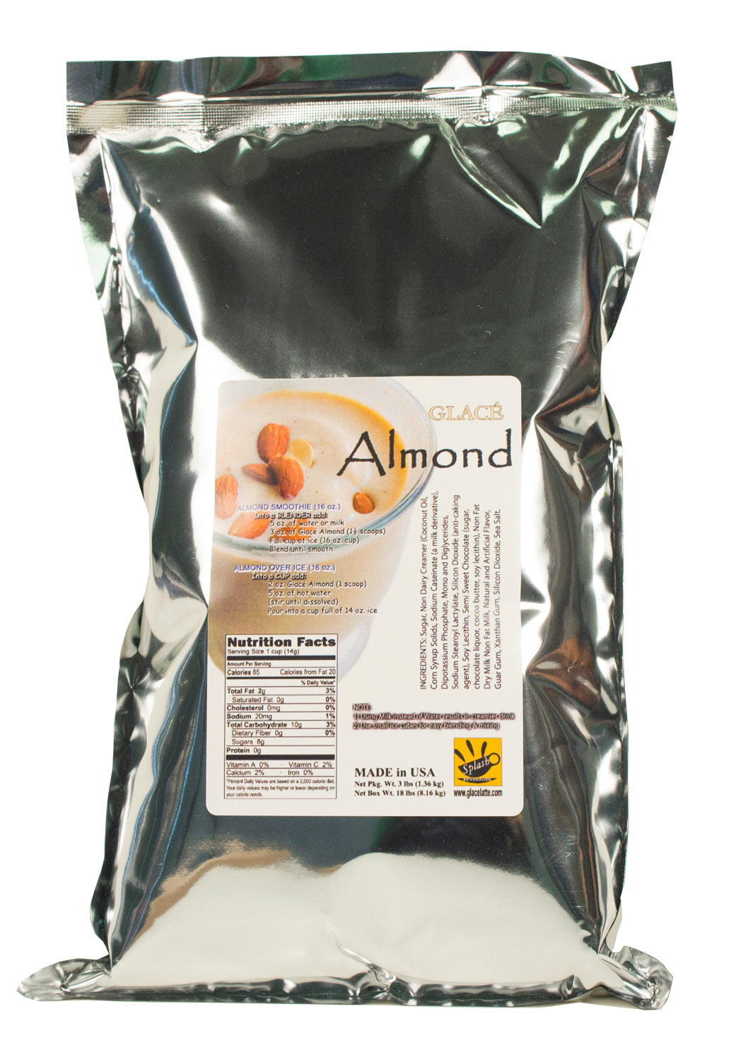 Almond 4 in 1 Bubble Tea / Latte and Frappe Mix  - Ships Free Within Canada on Orders Above CAD $199