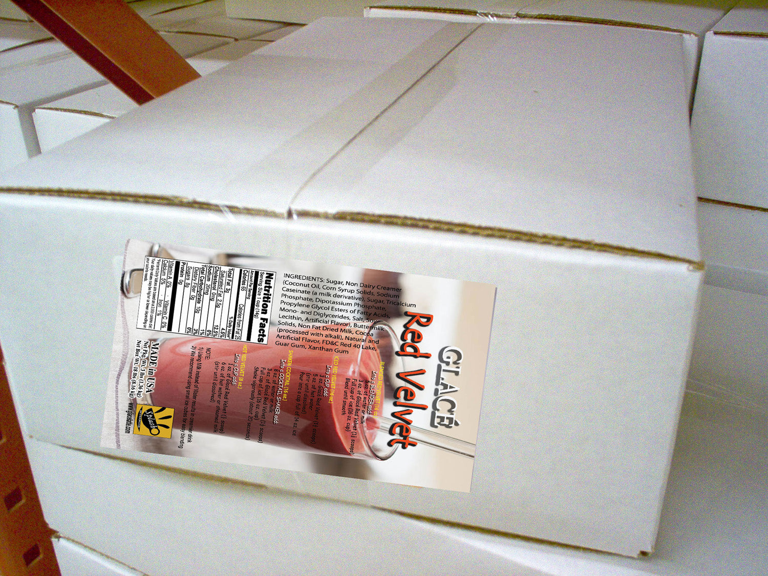 Red Velvet 4 in 1 Bubble Tea / Latte and Frappe Mix  - Ships Free Within Canada on Orders Above CAD $199