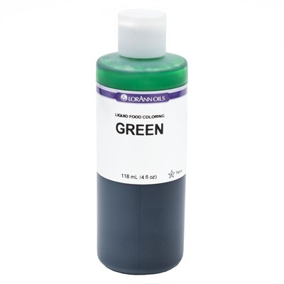 Green Liquid Food Color - Liquid Food Coloring - 4 oz, 1 Gallon - Ships Free Within Canada on Orders Above CAD $199