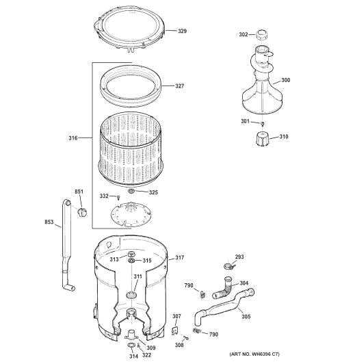 WG04F04223 Washer Tub Bearing Split Ring - XPart Supply