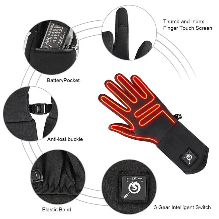 Heated Breathable Thin Glove Liners