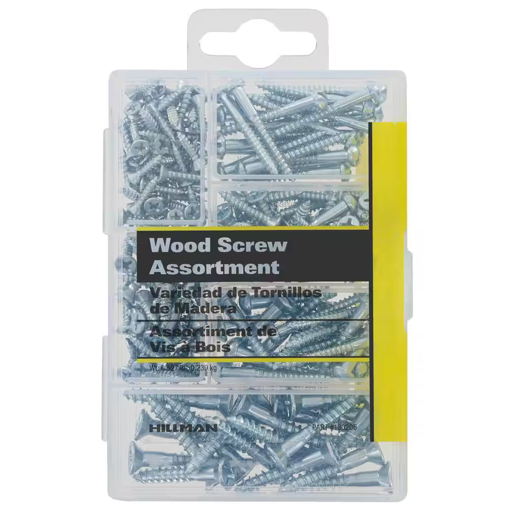 Hillman Zinc Wood Screw Kit 130206
