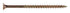 K and S Hillman Power Pro wood screws single gold zinc countersunk flat head screw for woodworking