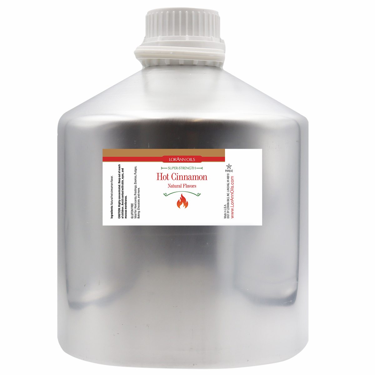 Hot Cinnamon Flavoring - Super Strength Flavor 1 oz., 16 oz., 1 Gallon, 5 Gallon - Ships Free Within Canada on Orders Above CAD $199