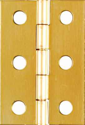National Hardware 2 in. L Solid Brass Door Hinge 1 pk