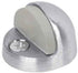 Tell 2 in. W Aluminum Satin Chrome Silver Door Stop Mounts to floor 1-3/4 in.