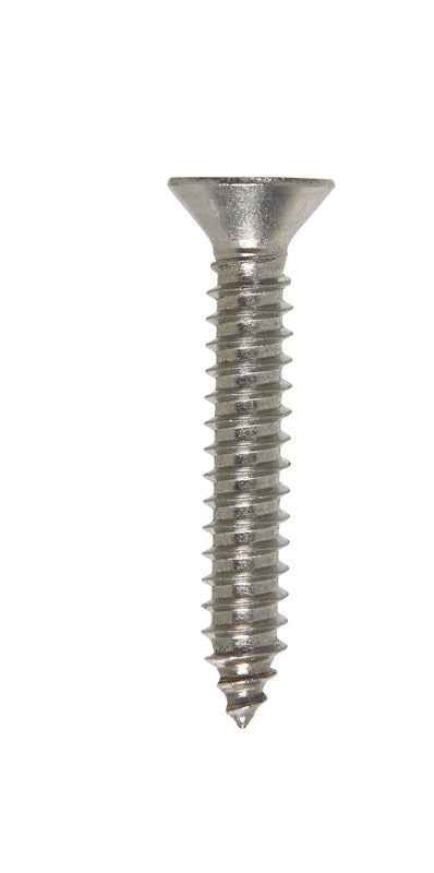 HILLMAN No. 14 Ga. X 1-1/2 in. L Phillips Flat Head Sheet Metal Screws 100 pk
