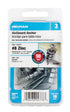 Hillman .164 in. Dia. x 1-1/4 in. L Zinc Pan Head Wallboard Anchors 10 pk (Pack of 5)
