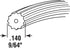 SPLINE SCRN 0.14"X25'GR