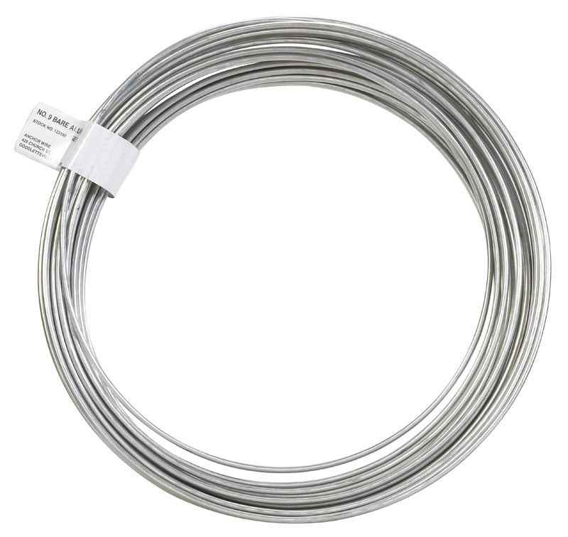 Hillman 328 lbs. Capacity Aluminum 9 ga. Clothesline Wire 50 L ft. (Pack of 12)