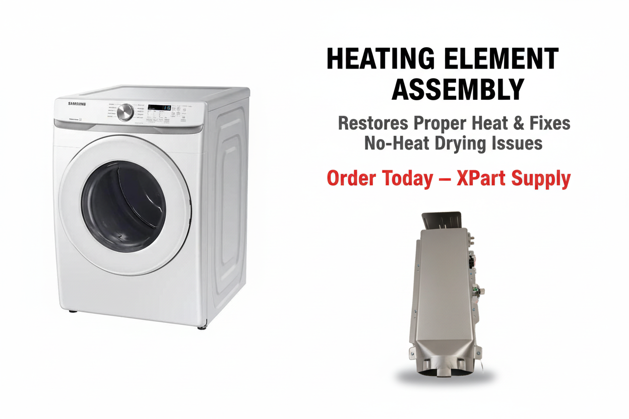 DC97-14486A Samsung Dryer Heating Element Assembly – Sales Image | XPart Supply Canada