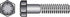 HILLMAN 5/8 in. D X 4-1/2 in. L Heat Treated Steel Hex Head Cap Screw 25 pk