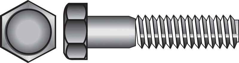 HILLMAN 1/2 in. D X 10 in. L Hot Dipped Galvanized Steel Hex Bolt 25 pk