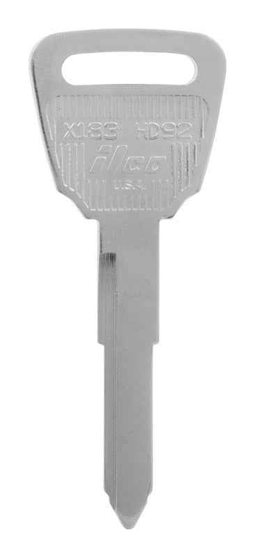 HILLMAN Automotive Key Blank HD92 Double sided For Honda (Pack of 10)