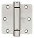 National Hardware 3-1/2 in. L Satin Nickel Spring Hinge 1 pk