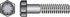 HILLMAN 3/4 in. D X 3 in. L Heat Treated Steel Hex Head Cap Screw 20 pk