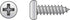 HILLMAN No. 12 X 2-1/2 in. L Phillips Pan Head Sheet Metal Screws 100 pk