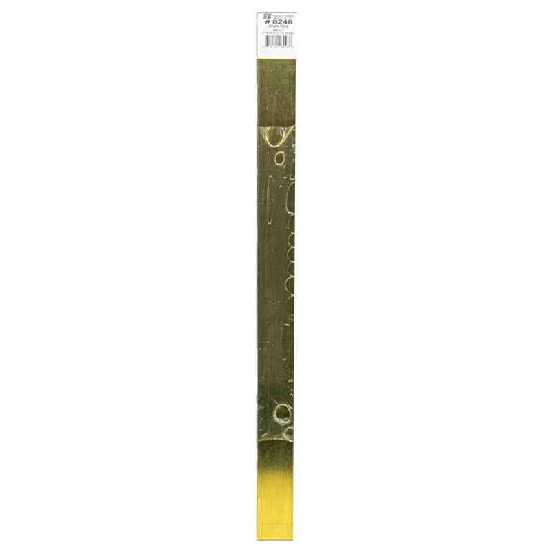 K&S 0.064 in. X 1 in. W X 12 in. L Mill Brass Metal Strip