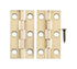 National Hardware 2 in. L Antique Brass Door Hinge 2 pk