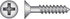 HILLMAN No. 10 X 1-1/2 in. L Phillips Black Phosphate Twin Thread Cabinet Screws 1 pk