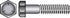 HILLMAN 3/8 in. D X 7 in. L Heat Treated Zinc Steel Hex Head Cap Screw 50 pk