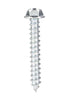 Hillman No. 12 X 1-1/2 in. L Slotted Hex Head Sheet Metal Screws 100 pk