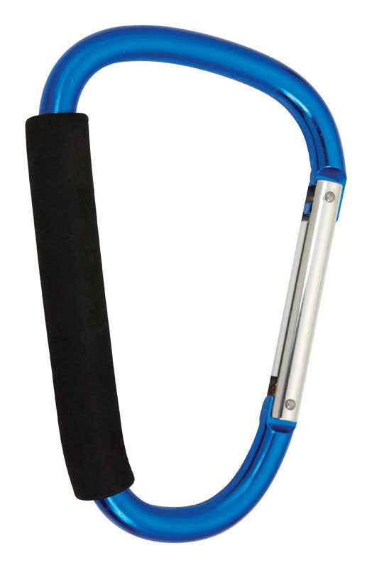 Home Plus Aluminum Blue Carabiner Key Chain (Pack of 12)