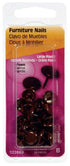 Hillman 7/16 in. L Furniture Steel Nail Smooth Shank Round (Pack of 6)