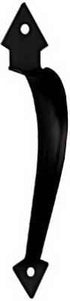 National Hardware 8-3/4 in. L Black Steel Ornamental Gate Pull