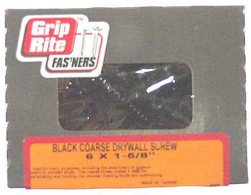Grip-Rite No. 8 wire S X 3 in. L Phillips Drywall Screws 1 lb  (Pack of 12)