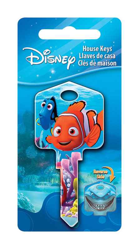 Howard Keys Disney Fishing House Key Blank Single sided For Kwikset and Titan Locks (Pack of 5)