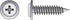 HILLMAN No. 8 Ga. X 3/4 in. L Phillips Truss Head Sheet Metal Screws 100 pk