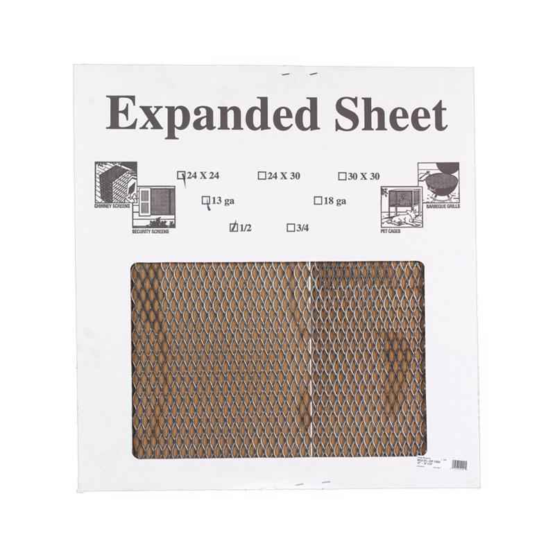 SteelWorks 24 in. L X 24 in. W Steel Expanded Sheet