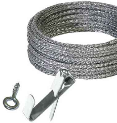 Hillman AnchorWire Steel-Plated Conventional Picture Hanging Set 20 lb. 5 pk (Pack of 10)