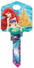 Howard Keys Disney Ariel And Friends House Key Blank Single sided For Kwikset and Titan Locks (Pack of 5)