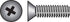 HILLMAN No. 6-32 Ga. X 1/2 in. L Phillips Flat Head Stainless Steel Machine Screws 100 pk