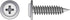 HILLMAN No. 8 Ga. X 9/16 in. L Phillips Truss Head Sheet Metal Screws 100 pk