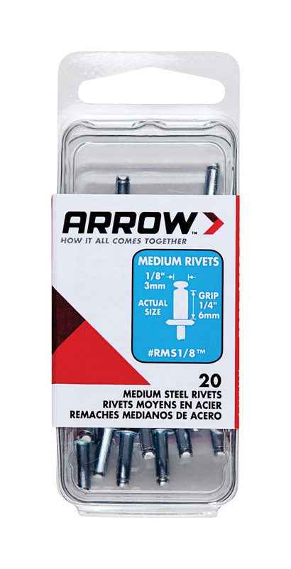RVT STL 1/8"X1/4" 20PK