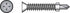 HILLMAN No. 10 Ga. X 1 in. L Phillips Wafer Head Self-Drilling Screws w/Wings 100 pk