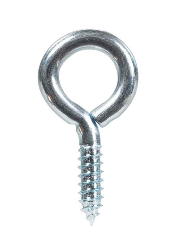 Hampton 11/32 in. Dia. x 2-5/8 in. L Zinc-Plated Steel Screw Eye 200 lb. 20 pk (Pack of 20)