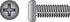 HILLMAN No. 10-32 Ga. X 2 in. L Phillips Pan Head Stainless Steel Machine Screws 1 pk