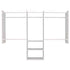Easy Track 84 in. H X 96 in. W X 14 in. L Steel Deluxe Starter Closet Kit